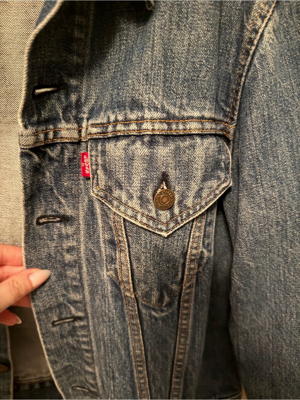 Levi's Medium Indigo Denim Jacket - Blue